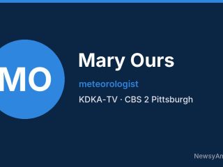 Mary Ours, meteorologist, KDKA-TV