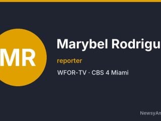 Marybel Rodriguez, reporter, WFOR-TV