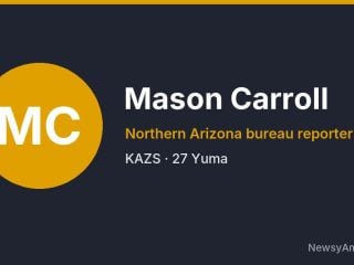 Mason Carroll, Northern Arizona bureau reporter, KAZS