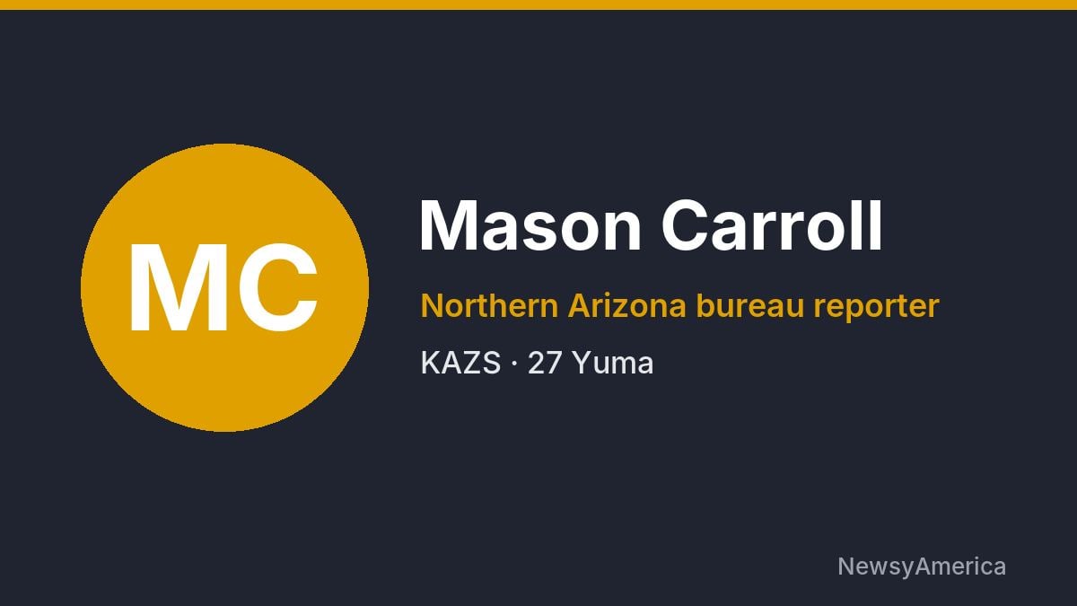 Mason Carroll – KAZS, Yuma