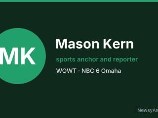 Mason Kern, sports anchor and reporter, WOWT