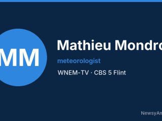 Mathieu Mondro, meteorologist, WNEM-TV