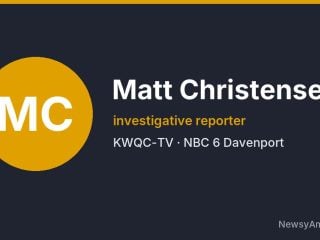Matt Christensen, investigative reporter, KWQC-TV
