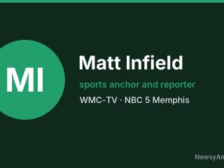 Matt Infield, sports anchor and reporter, WMC-TV