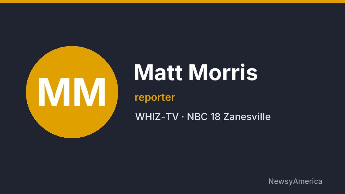 Matt Morris – WHIZ-TV, Zanesville