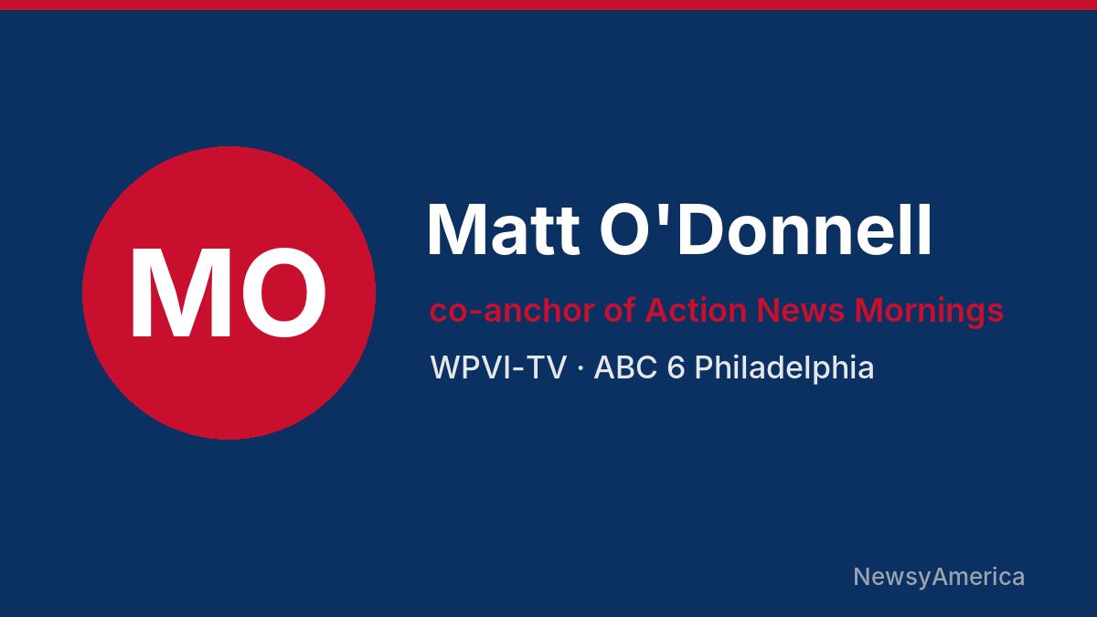 Matt O’Donnell – WPVI-TV, Philadelphia