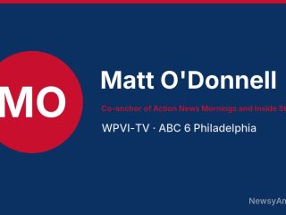 Matt O’Donnell, Co-anchor of Action News Mornings and Inside Story co-host, WPVI-TV