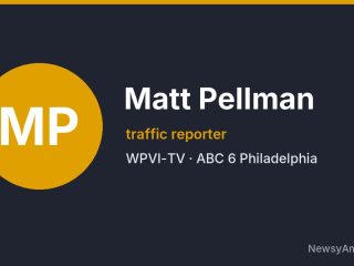 Matt Pellman, traffic reporter, WPVI-TV