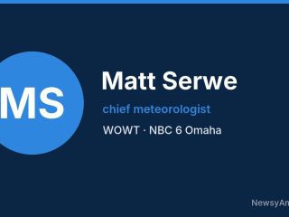 Matt Serwe, chief meteorologist, WOWT