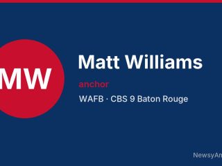 Matt Williams, anchor, WAFB