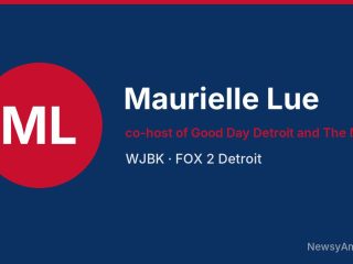 Maurielle Lue, co-host of Good Day Detroit and The Noon, WJBK