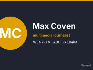 Max Coven, multimedia journalist, WENY-TV