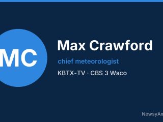 Max Crawford, chief meteorologist, KBTX-TV