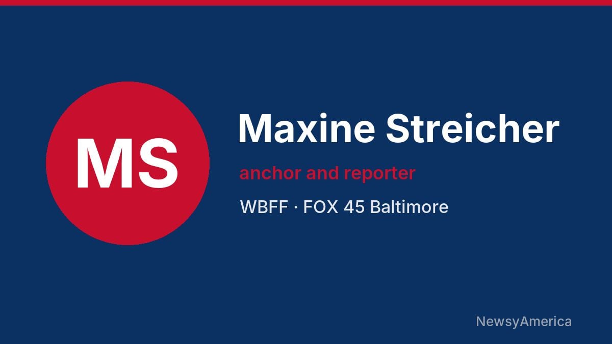 Maxine Streicher – WBFF, Baltimore