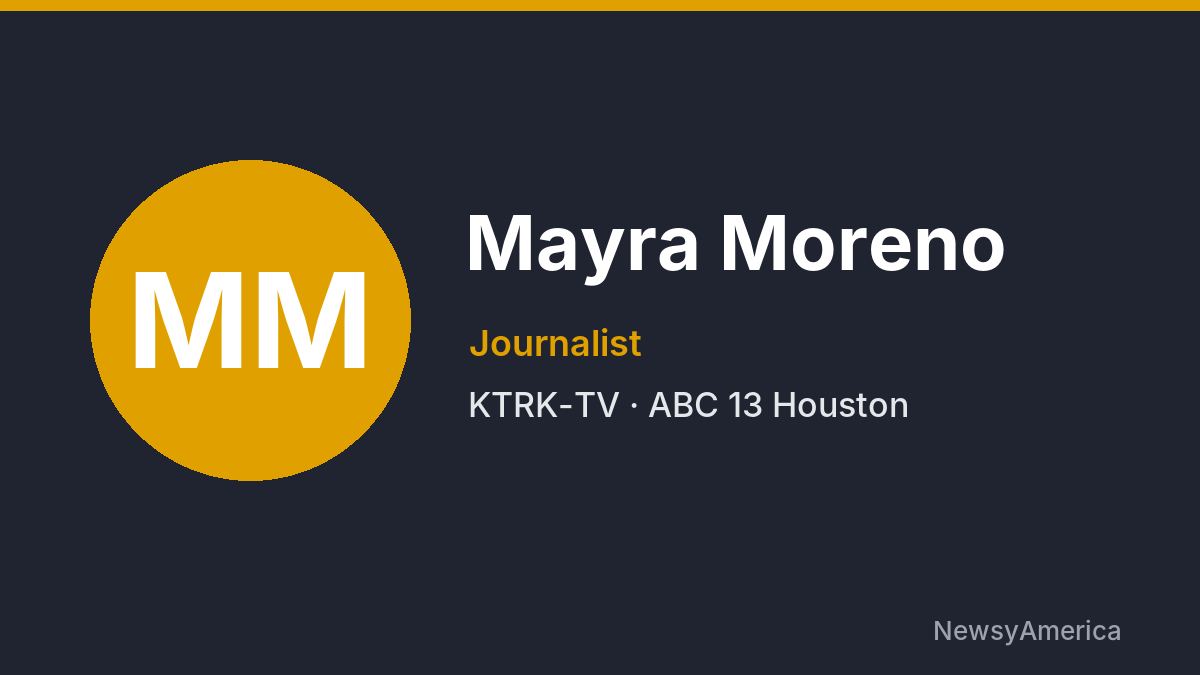 Mayra Moreno – KTRK-TV, Houston