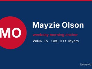 Mayzie Olson, weekday morning anchor, WINK-TV