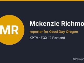 Mckenzie Richmond, reporter for Good Day Oregon, KPTV