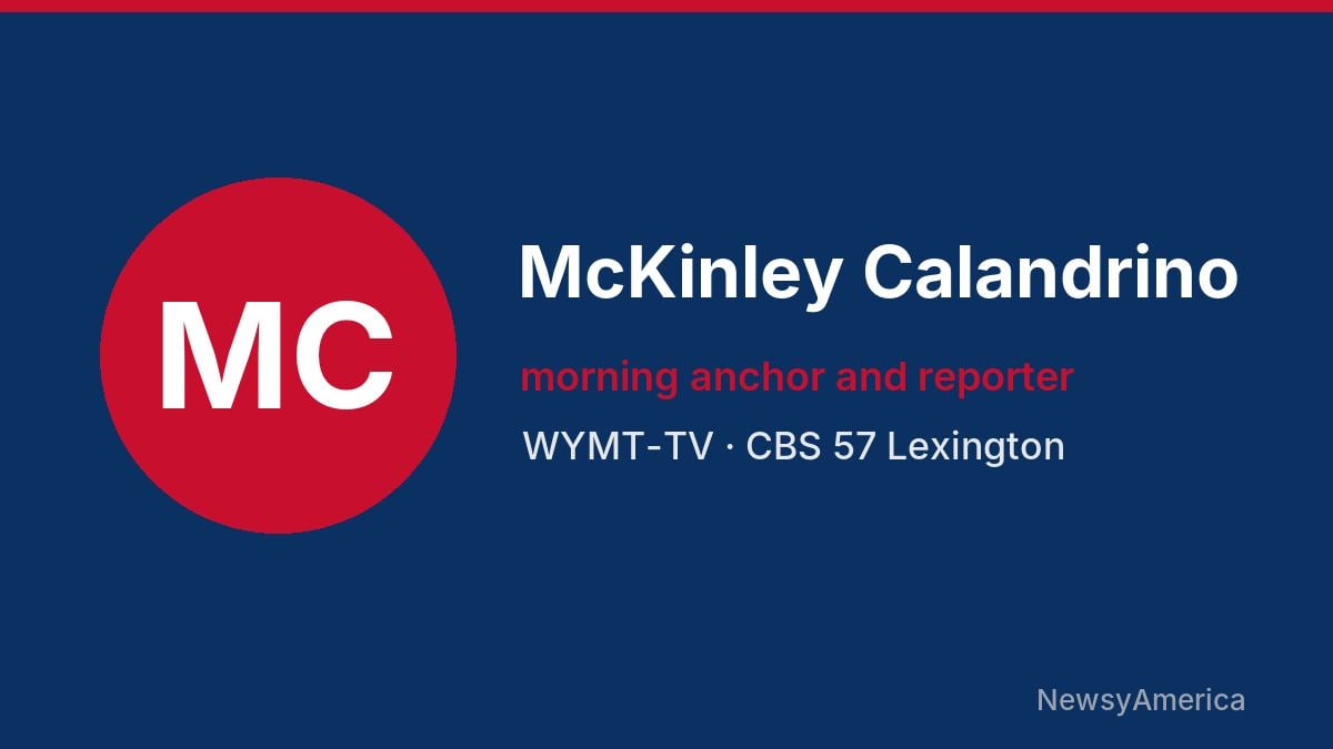 McKinley Calandrino – WYMT-TV, Lexington