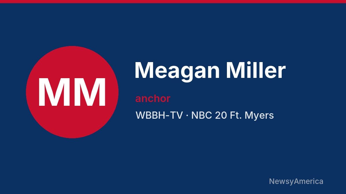 Meagan Miller – WBBH-TV, Ft. Myers