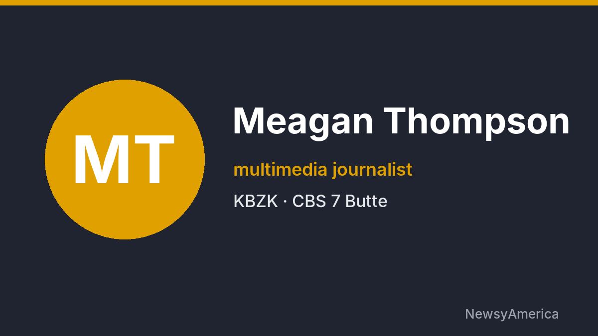 Meagan Thompson – KBZK, Butte