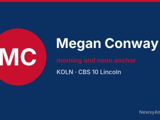 Megan Conway, morning and noon anchor, KOLN