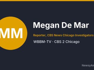 Megan De Mar, Reporter, CBS News Chicago Investigators team, WBBM-TV