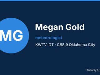 Megan Gold, meteorologist, KWTV-DT