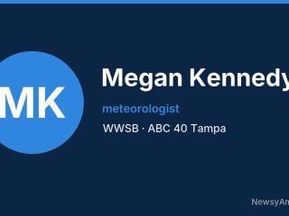 Megan Kennedy, meteorologist, WWSB