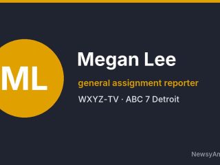 Megan Lee, general assignment reporter, WXYZ-TV