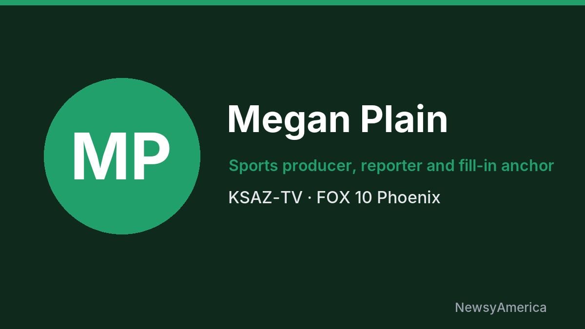 Megan Plain – KSAZ-TV, Phoenix