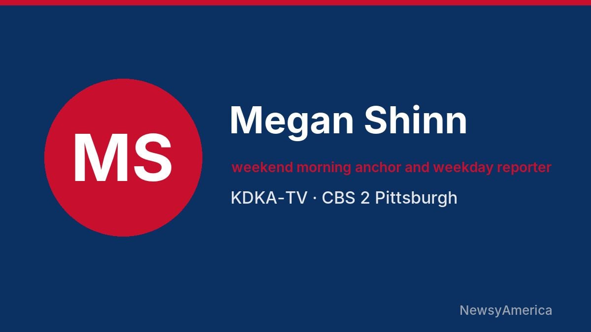 Megan Shinn – KDKA-TV, Pittsburgh