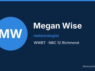 Megan Wise, meteorologist, WWBT