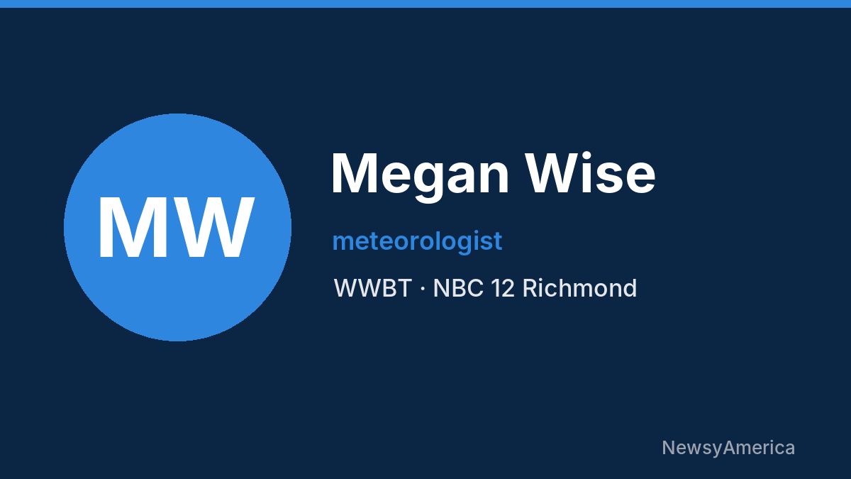 Megan Wise – WWBT, Richmond