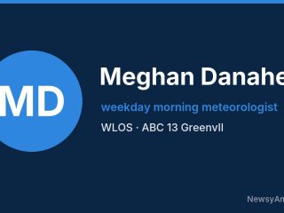 Meghan Danahey, weekday morning meteorologist, WLOS