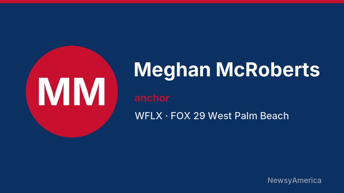Meghan McRoberts – WFLX, West Palm Beach