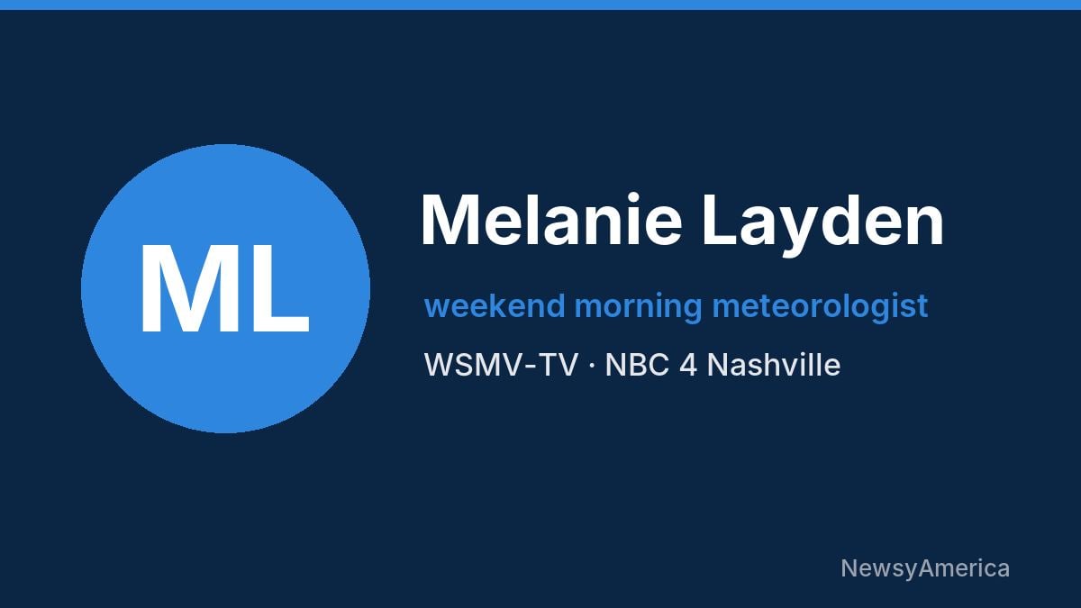 Melanie Layden – WSMV-TV, Nashville