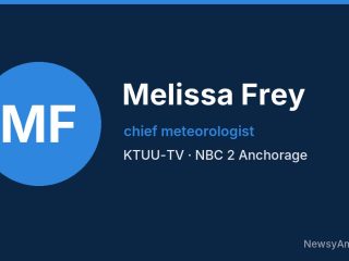 Melissa Frey, chief meteorologist, KTUU-TV