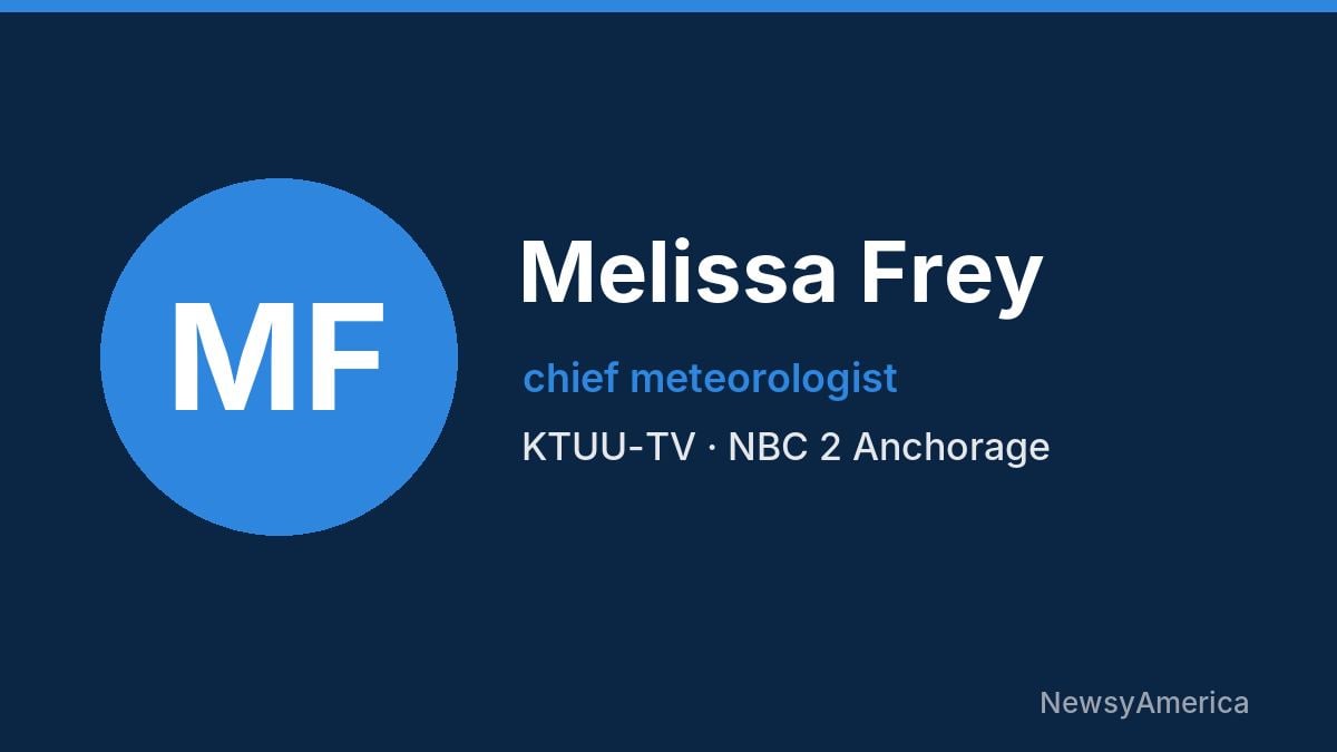 Melissa Frey – KTUU-TV, Anchorage