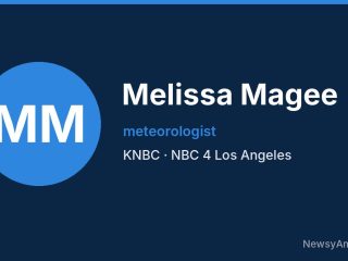 Melissa Magee, meteorologist, KNBC