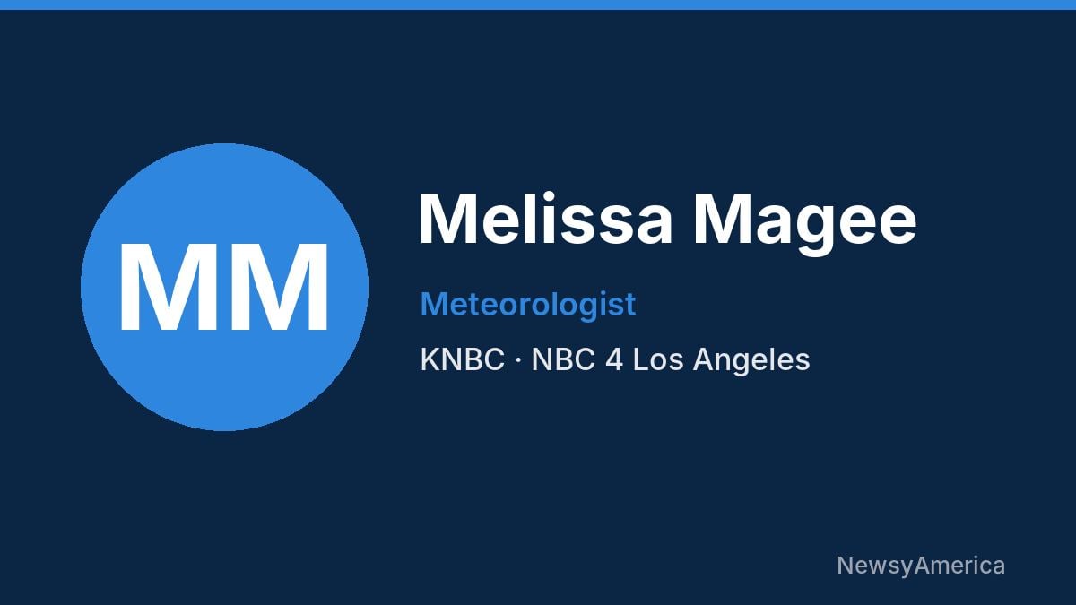 Melissa Magee – KNBC, Los Angeles
