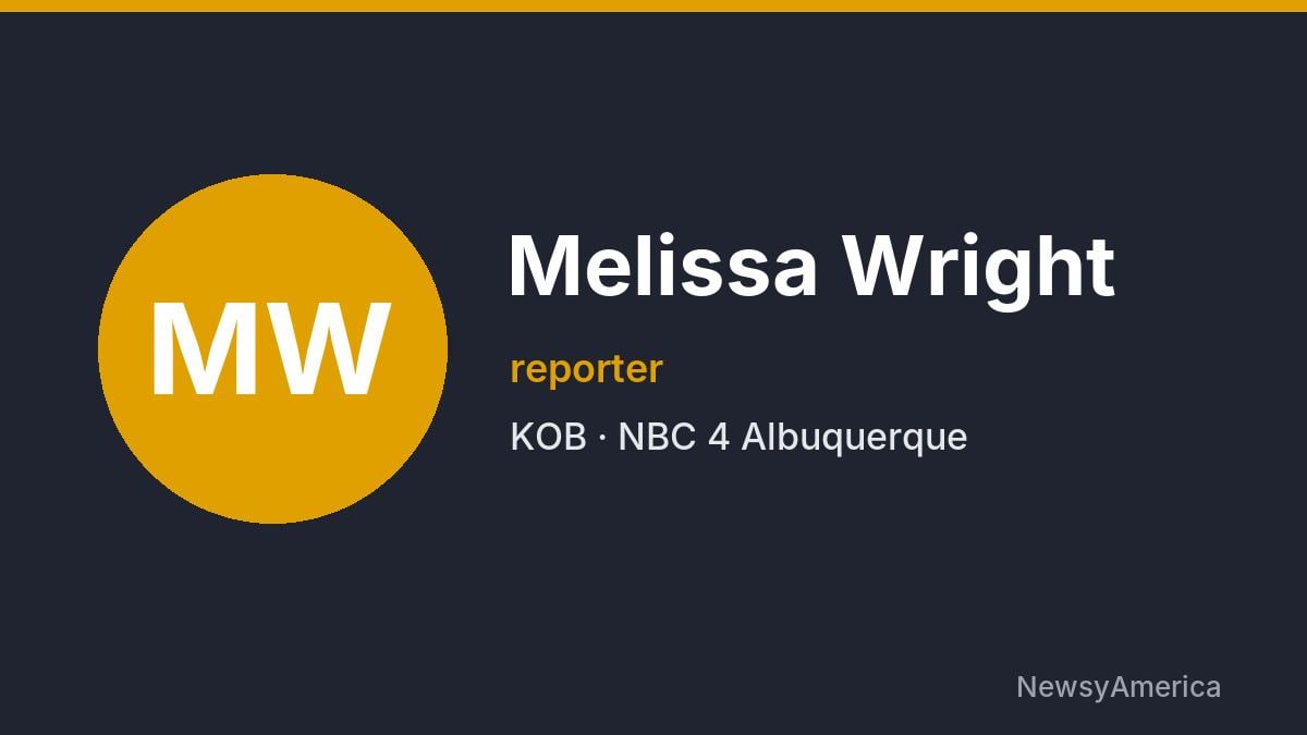 Melissa Wright – KOB, Albuquerque