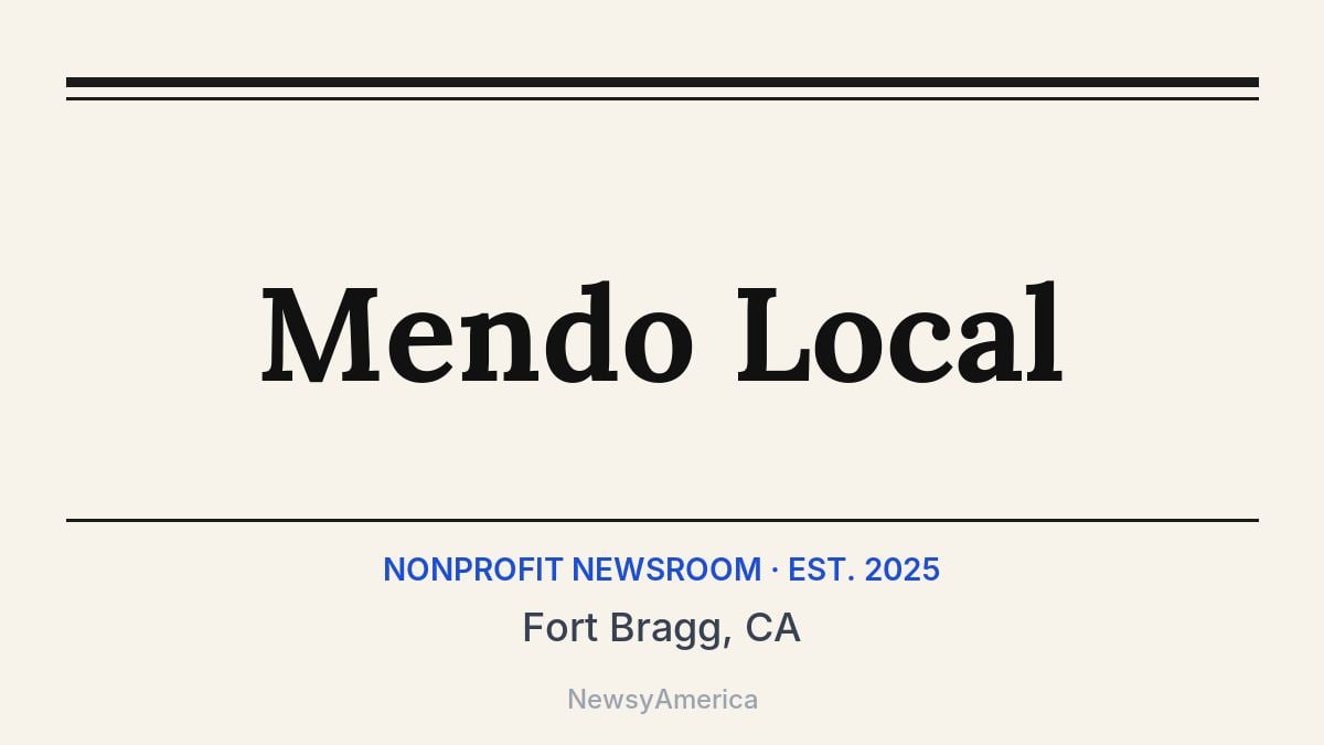 Mendo Local – Fort Bragg, CA