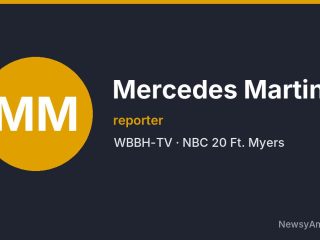 Mercedes Martinez, reporter, WBBH-TV