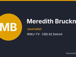 Meredith Bruckner, Journalist, WWJ-TV