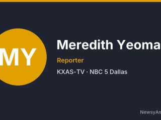 Meredith Yeomans, Reporter, KXAS-TV