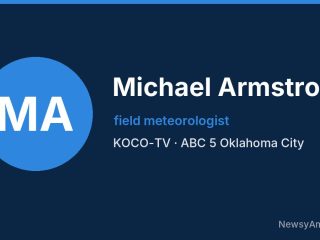 Michael Armstrong, field meteorologist, KOCO-TV