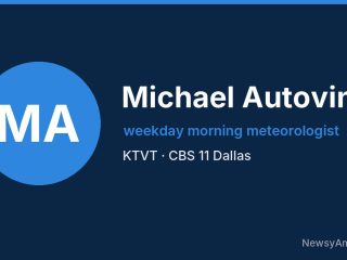 Michael Autovino, weekday morning meteorologist, KTVT