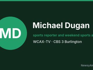 Michael Dugan, sports reporter and weekend sports anchor, WCAX-TV