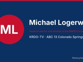 Michael Logerwell, weekend anchor and member of the KRDO13 Investigates team, KRDO-TV