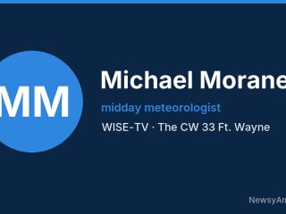 Michael Moranelli, midday meteorologist, WISE-TV